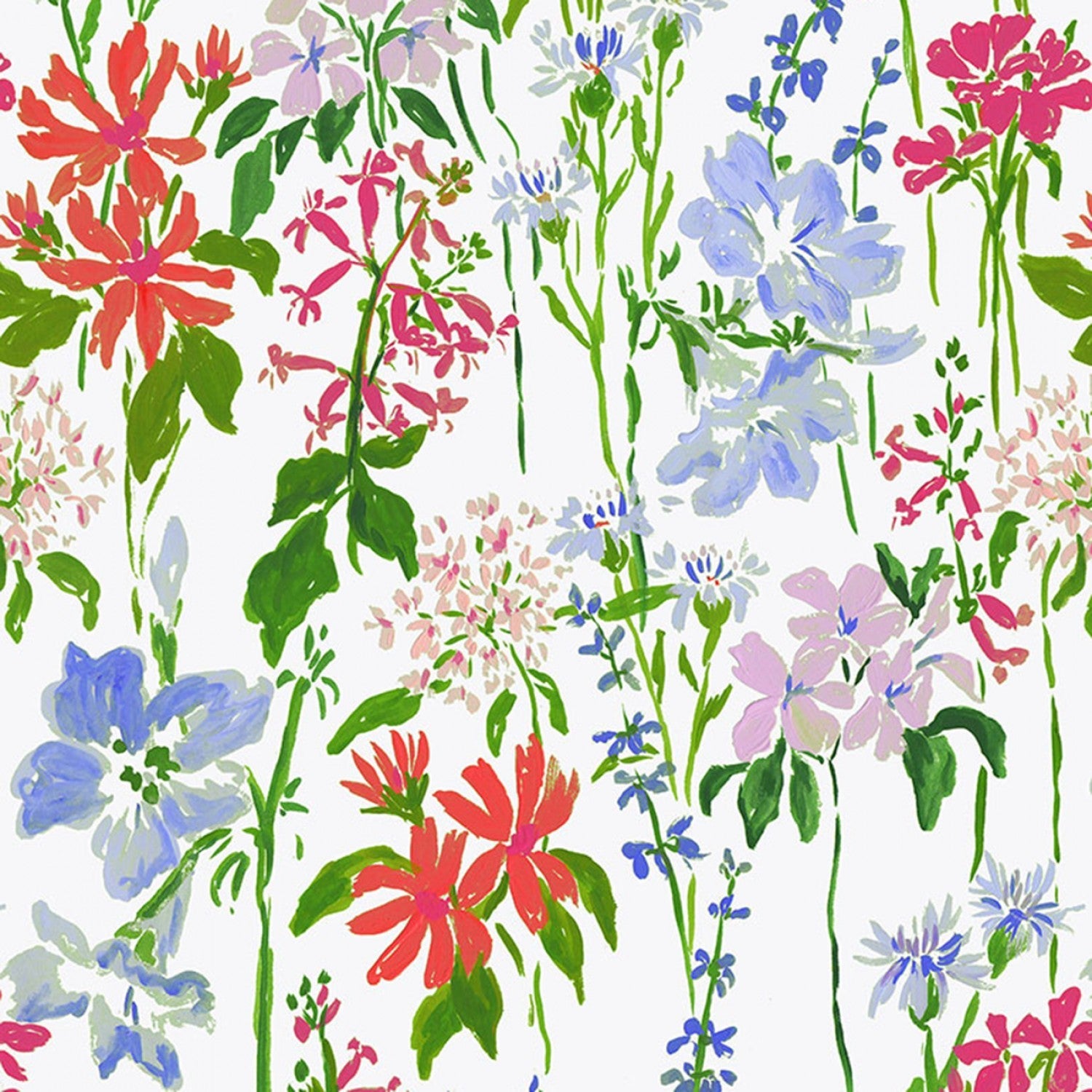 Country Picnic Wildflowers ½ yd-Fabric-Spool of Thread