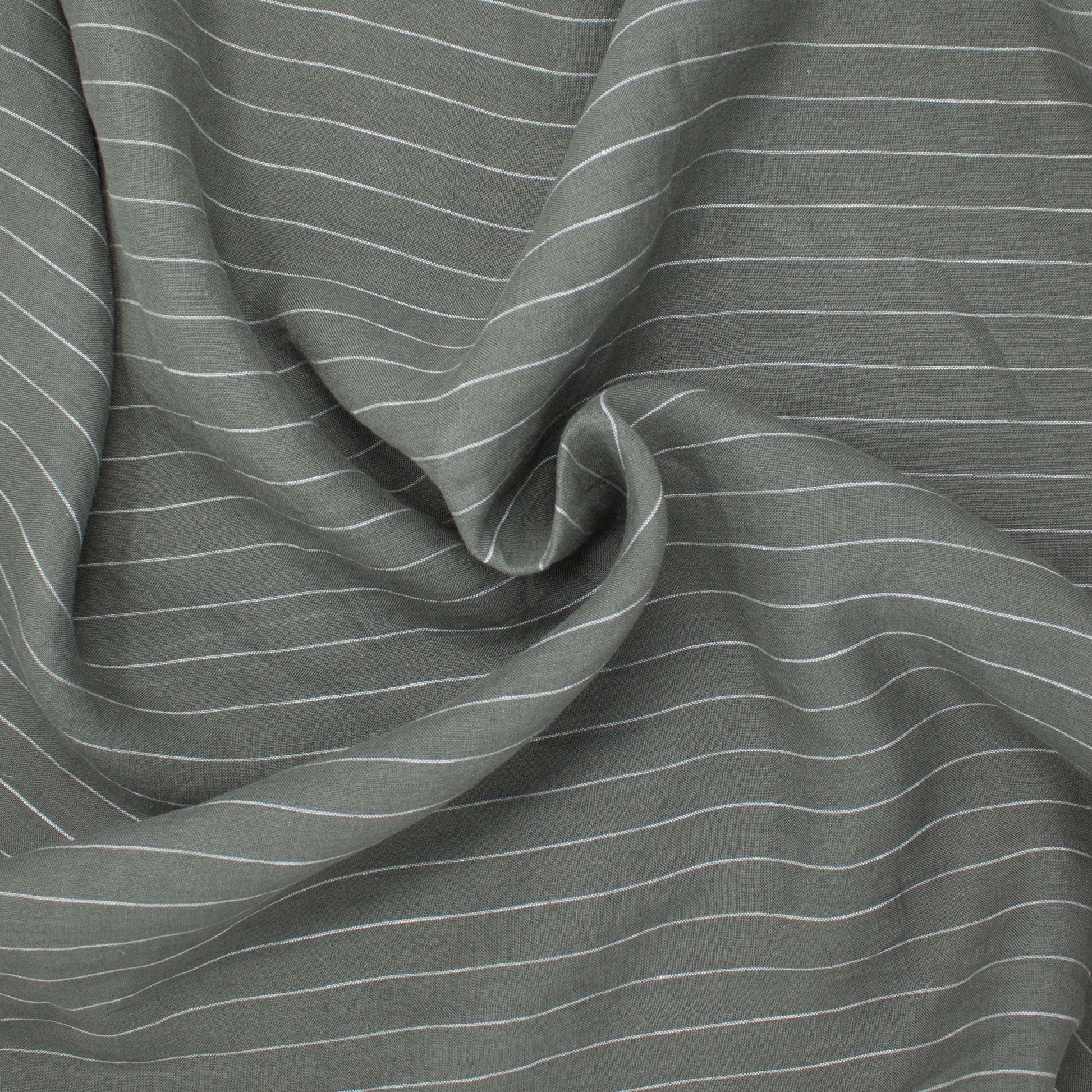 Cove Yarn Dyed Linen Stripe Rolling Hills ½ yd-Fabric-Spool of Thread