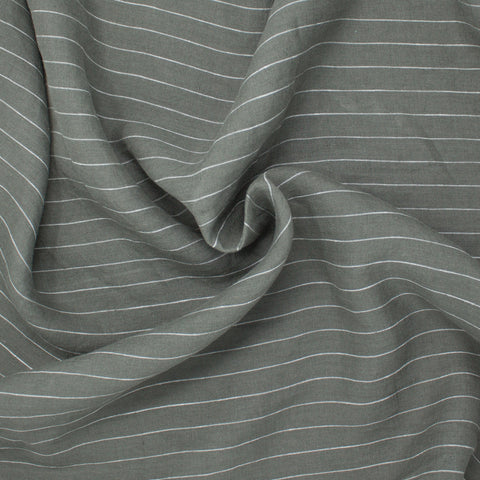 Cove Yarn Dyed Linen Stripe Rolling Hills ½ yd-Fabric-Spool of Thread