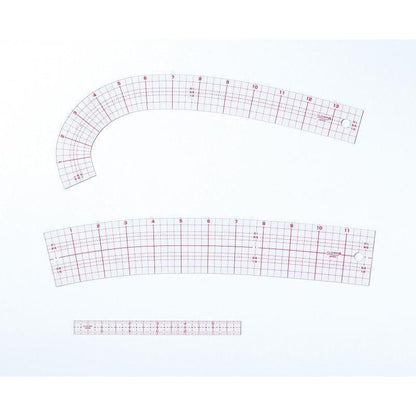 Curve Ruler with Mini Ruler-Notion-Spool of Thread