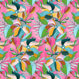 Dreamscape Floral Dream Pink ½ yd-Fabric-Spool of Thread