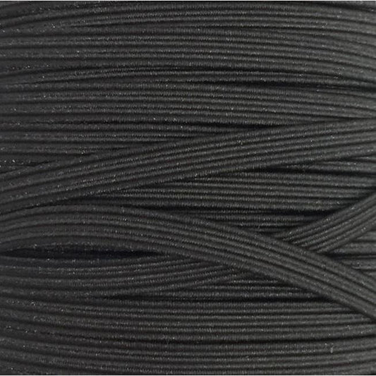 Elastic 1/4-inch Black - 4 yards-Notion-Spool of Thread