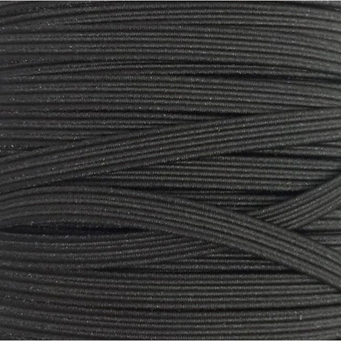 Elastic 1/4-inch Black - 4 yards-Notion-Spool of Thread