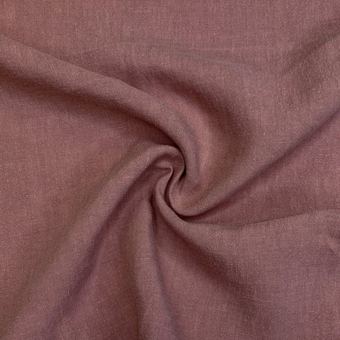 Ellis Washed Linen Deep Rose ½ yd-Fabric-Spool of Thread