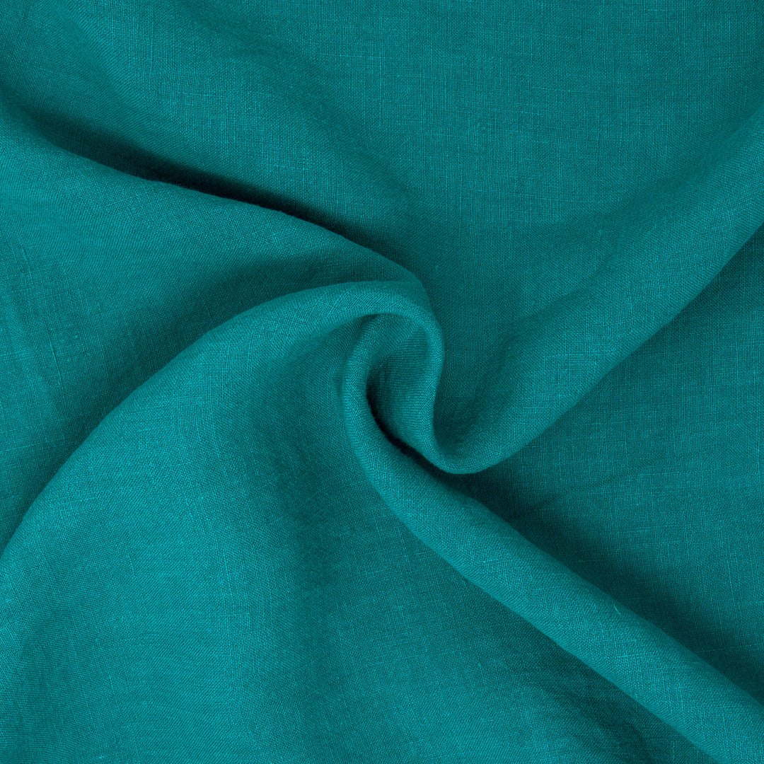 Ellis Washed Linen Laguna ½ yd-Fabric-Spool of Thread