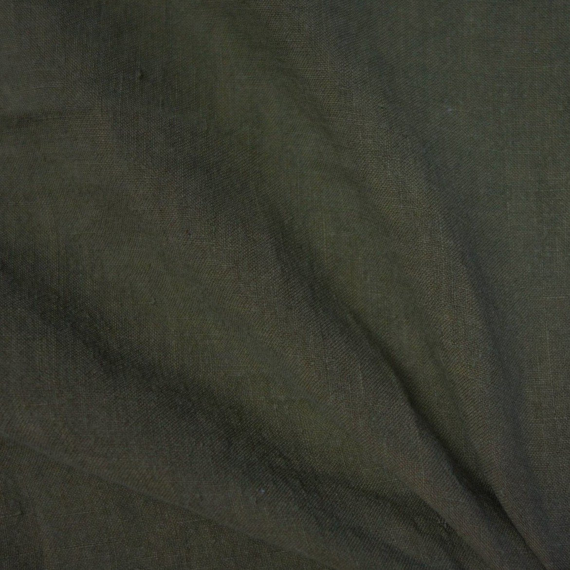 Ellis Washed Linen Olive ½ yd-Fabric-Spool of Thread