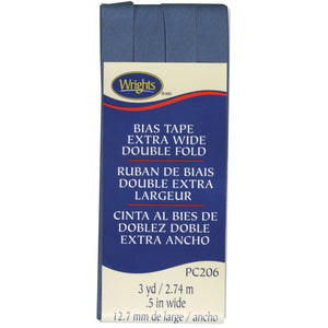 Extra Wide Bias Tape 1/2-inch Stone Blue-Notion-Spool of Thread