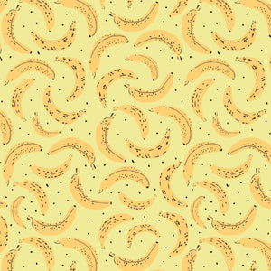 Feelin Fruity Bananas Yellow ½ yd-Fabric-Spool of Thread