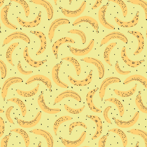 Feelin Fruity Bananas Yellow ½ yd-Fabric-Spool of Thread