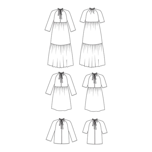 Friday Pattern Co. Wilder Gown Paper Pattern-Pattern-Spool of Thread