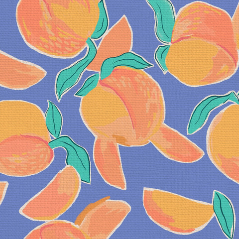 Fruit Stand Peaches ½ yd-Fabric-Spool of Thread