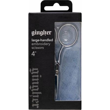 Gingher 4-inch Large Handle Embroidery Scissors-Notion-Spool of Thread