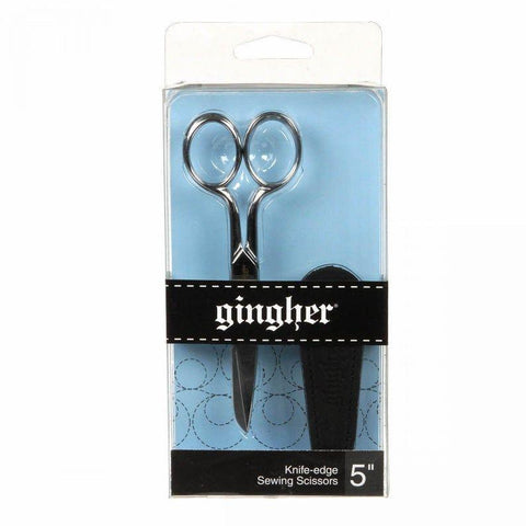 Gingher 5" Knife-edge Sewing Scissors-Notion-Spool of Thread