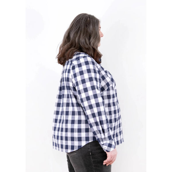 Grainline Archer Button Up Shirt Sizes 14-32 Paper Pattern-Pattern-Spool of Thread