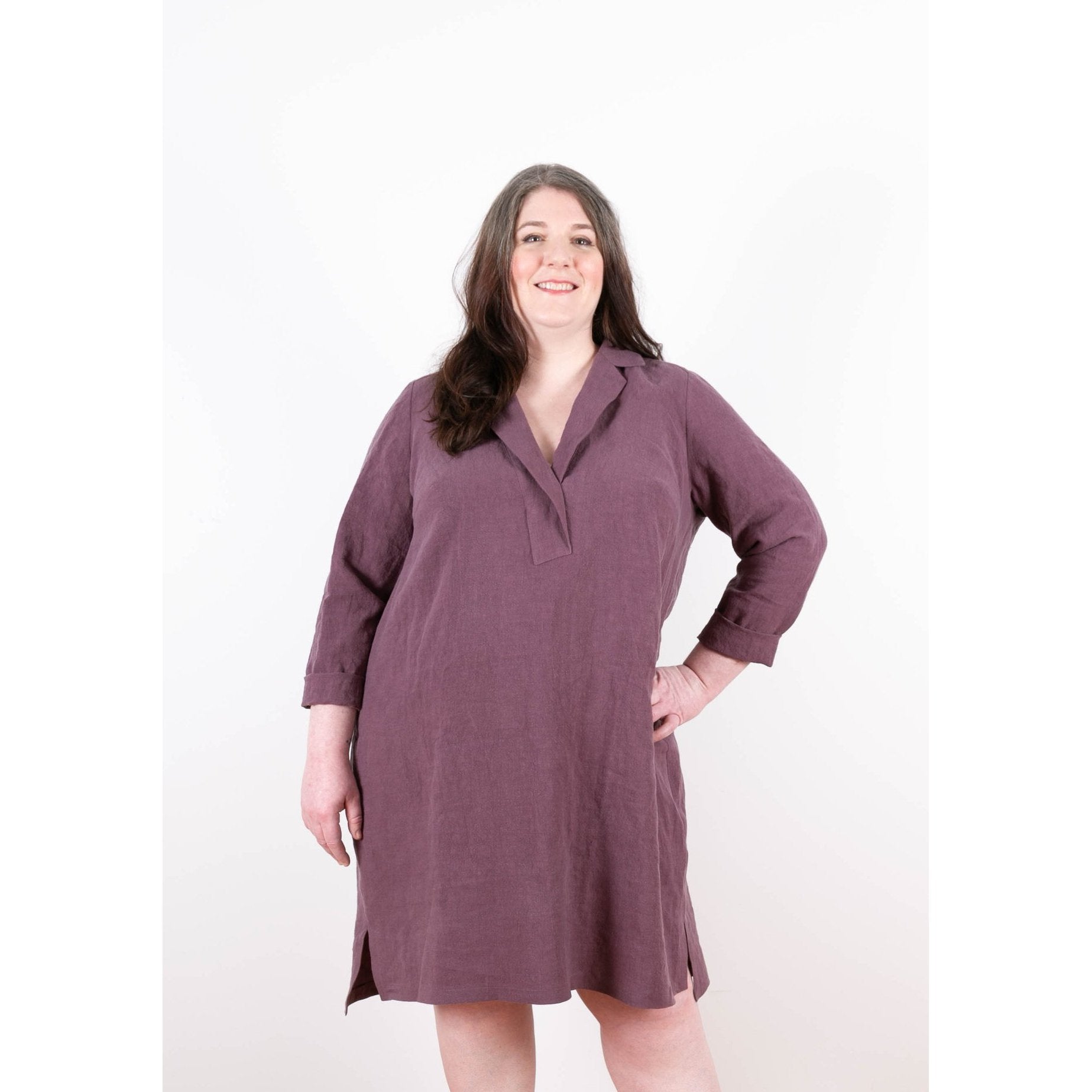 Grainline Augusta Shirt & Dress Sizes 14-30 Paper Pattern-Pattern-Spool of Thread