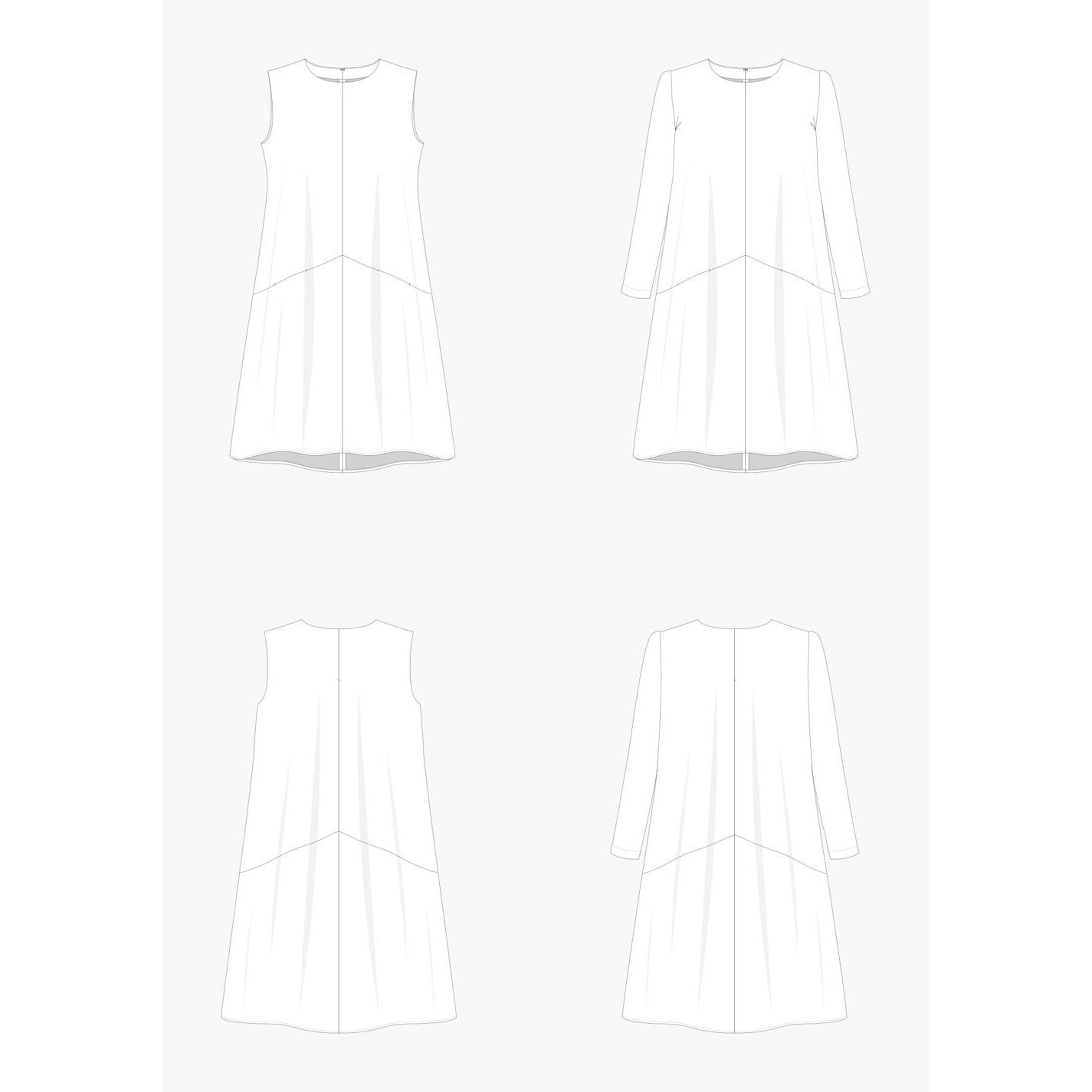 Grainline Farrow Dress Paper Pattern-Pattern-Spool of Thread