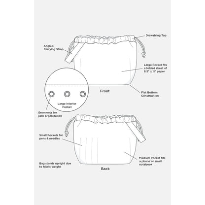 Grainline Field Bag Paper Pattern-Pattern-Spool of Thread