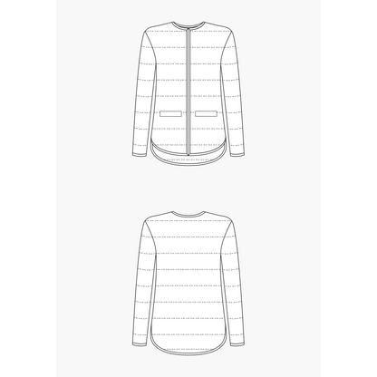 Grainline Tamarack Jacket Paper Pattern-Pattern-Spool of Thread