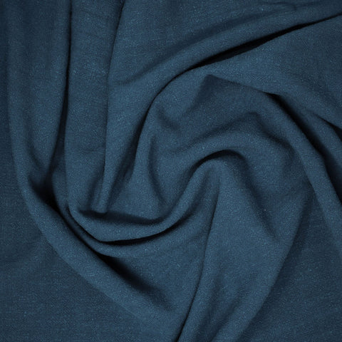 Ella Viscose Linen Noil Deep Sea ½ yd-Fabric-Spool of Thread