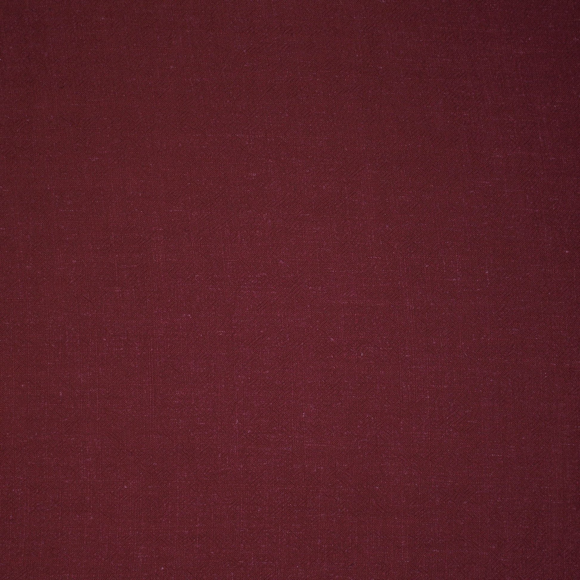 Ella Viscose Linen Noil Merlot ½ yd-Fabric-Spool of Thread