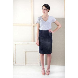 Liesl + Co. Extra Sharp Pencil Skirt Paper Pattern