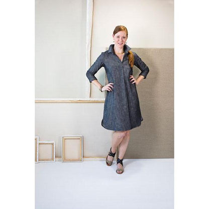 Liesl + Co. Gallery Tunic and Dress Paper Pattern-Pattern-Spool of Thread