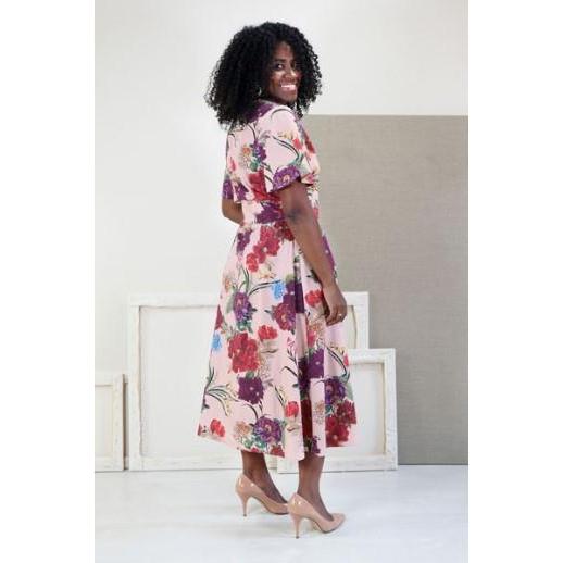 Liesl + Co. Saint-Germain Wrap Dress Paper Pattern