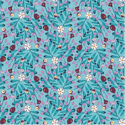 Loli's Garden Blue Dream ½ yd-Fabric-Spool of Thread