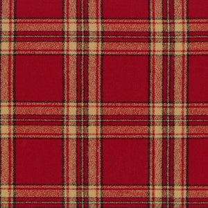 Mammoth Flannel Plaid Red ½ yd-Fabric-Spool of Thread