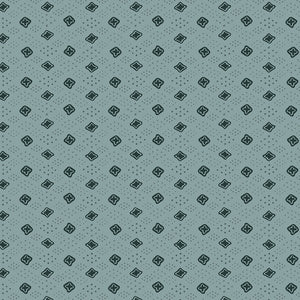 Martha Medallion Teal ½ yd-Fabric-Spool of Thread