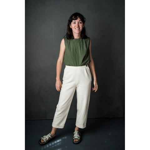 Cannes Wide-Legged Trousers Sewing Pattern : : Home