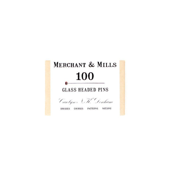 Merchant & Mills Glass Headed Pins-Notion-Spool of Thread