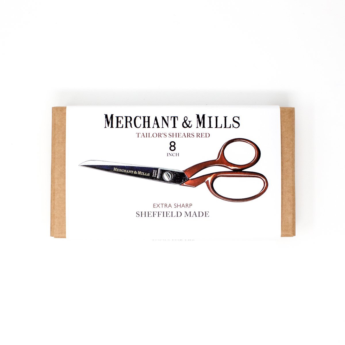 Merchant & Mills Red Extra Sharp 8-Inch Tailor's Shears-Notion-Spool of Thread