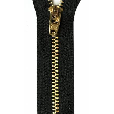 Metal Jean Zipper 9-inch Black-Notion-Spool of Thread