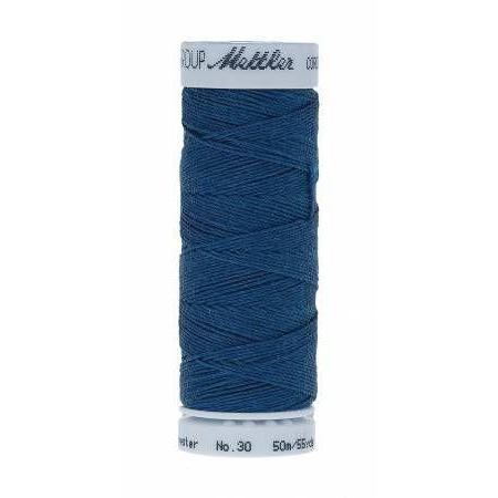 Mettler Metrosene Cordonnet Polyester Thread 50m Colonial Blue-Notion-Spool of Thread