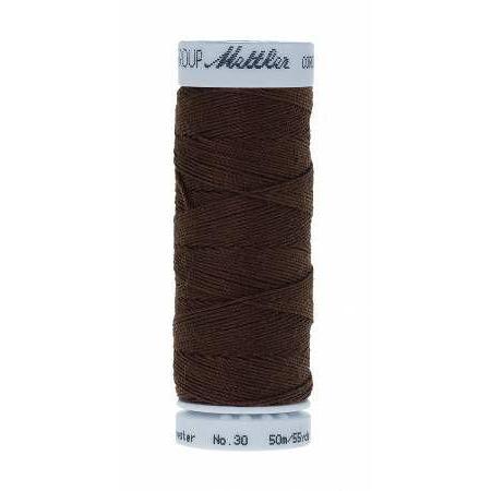 Mettler Metrosene Cordonnet Polyester Thread 50m Dark Amber-Notion-Spool of Thread