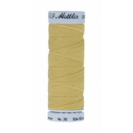 Mettler Metrosene Cordonnet Polyester Thread 50m Lemon Frost-Notion-Spool of Thread