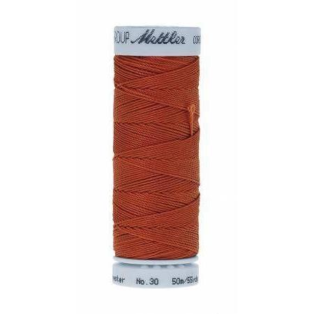 Mettler Metrosene Cordonnet Polyester Thread 50m Reddish Ocher-Notion-Spool of Thread