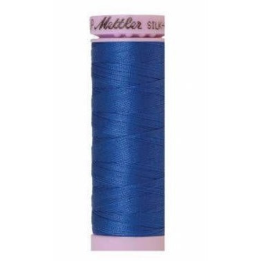 Mettler Silk Finish Cotton Thread 150m Cobalt Blue-Notion-Spool of Thread