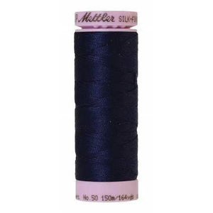 Mettler Silk Finish Cotton Thread 150m Dark Indigo-Notion-Spool of Thread