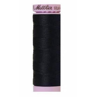 Mettler Silk Finish Cotton Thread 150m Darkest Blue-Notion-Spool of Thread