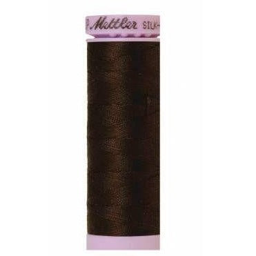 Mettler Silk Finish Cotton Thread 150m Very Dark Brown-Notion-Spool of Thread