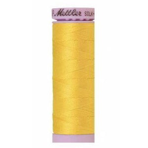Mettler Silk Finish Cotton Thread 150m Vibrant Yellow-Notion-Spool of Thread
