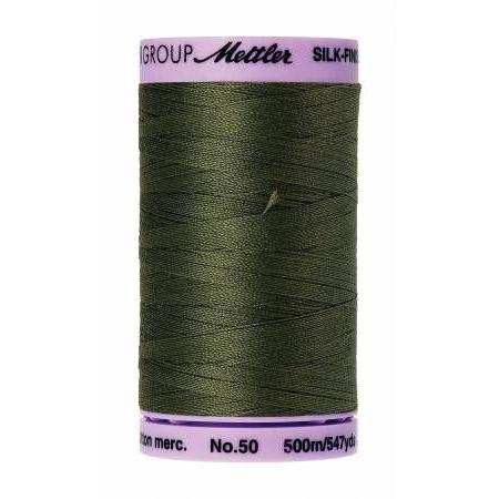 Mettler Silk Finish Cotton Thread 500m Burnt Olive-Notion-Spool of Thread