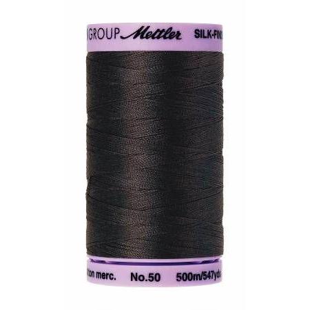 Mettler Silk Finish Cotton Thread 500m Charcoal-Notion-Spool of Thread