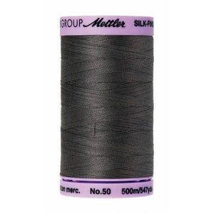 Mettler Silk Finish Cotton Thread 500m Dark Charcoal-Notion-Spool of Thread