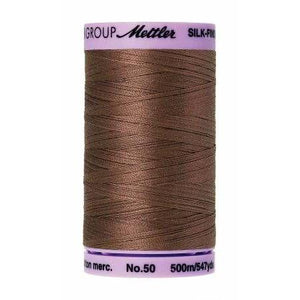 Mettler Silk Finish Cotton Thread 500m Espresso-Notion-Spool of Thread