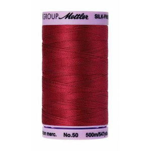 Mettler Silk Finish Cotton Thread 500m Fire Engine-Notion-Spool of Thread
