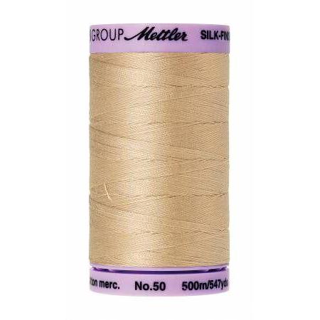 Mettler Silk Finish Cotton Thread 500m Oat Flakes-Notion-Spool of Thread