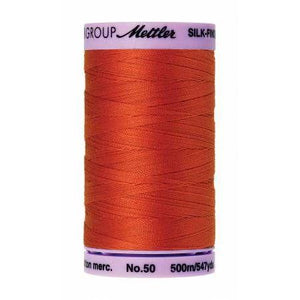 Mettler Silk Finish Cotton Thread 500m Paprika-Notion-Spool of Thread
